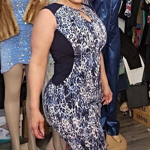 Stylish Leopard Print Dress